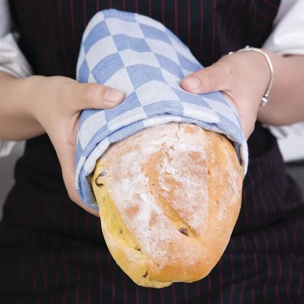 Vogue Chef Tea Towel Blue - 660x660mm 26x26" view 5
