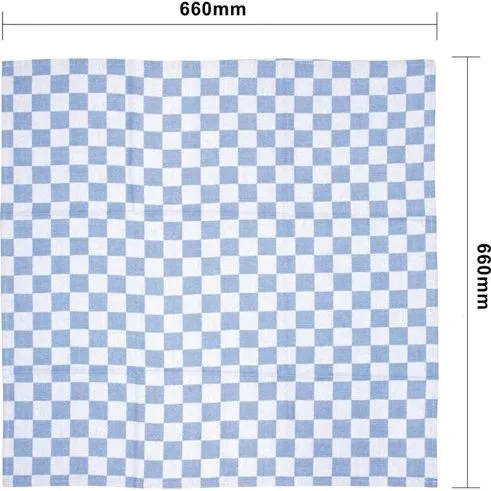 Vogue Chef Tea Towel Blue - 660x660mm 26x26" view 3
