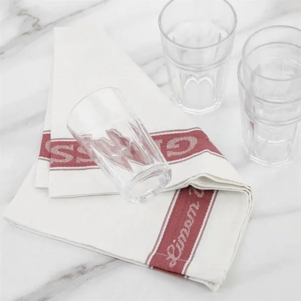 Vogue Glass Cloth Red Border - 760x510mm 30x20" view 5