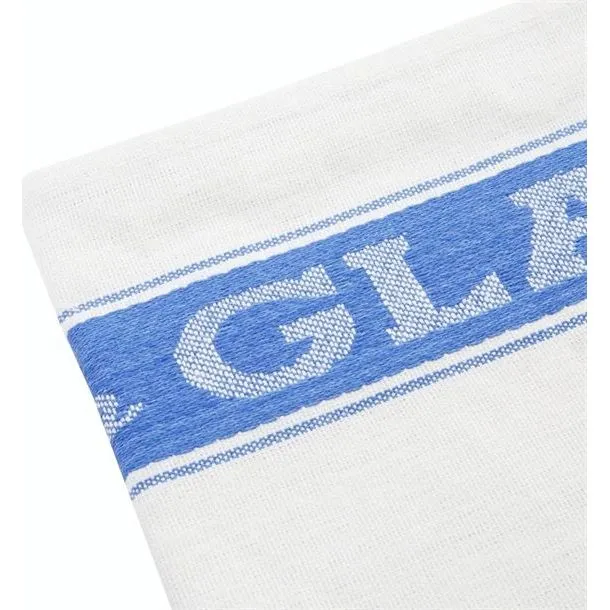Vogue Blue Glass Cloth  -  Size: 510(l) X 760(w)mm | 55% Linen And 45% Cotton view 3