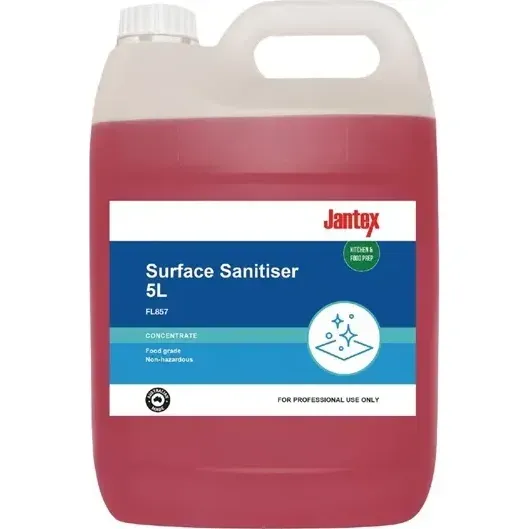 Jantex Food Grade Surface Sanitiser Concentrate 5ltr