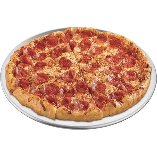 Vogue Pizza Tray Wide Rim Aluminum - 200mm 8" view 4