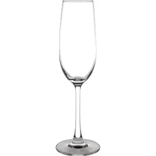 Olympia Crystal Modale Flute Glass - 215ml 7.5oz (7.25usoz) (box 6)