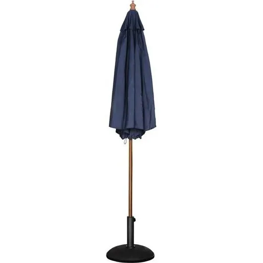 Bolero Navy Blue Round - 2.5m Pulley Parasol