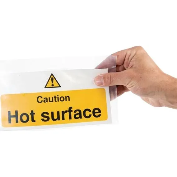 Vogue Caution Hot Surface Sign view 4