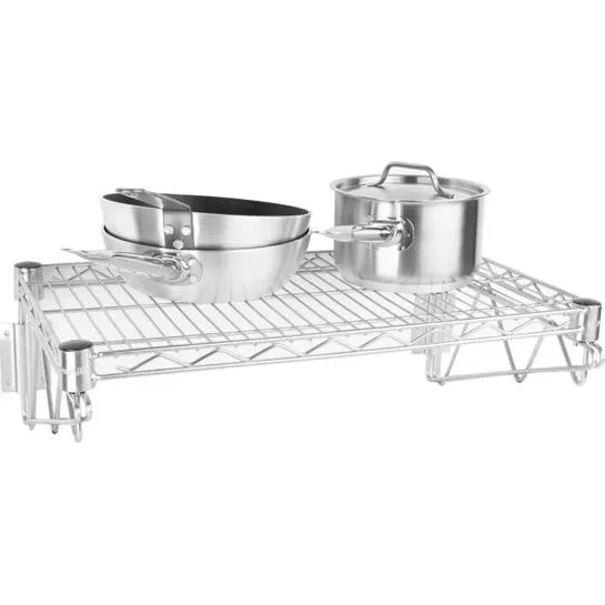 Vogue Wire Wall Shelves - 610x360mm 24x14" view 3