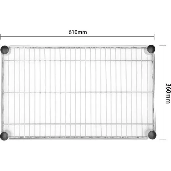Vogue Wire Wall Shelves - 610x360mm 24x14" view 6
