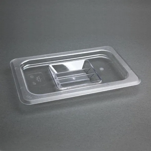 Vogue Clear Polycarbonate Gn Lid - 1/4 view 4