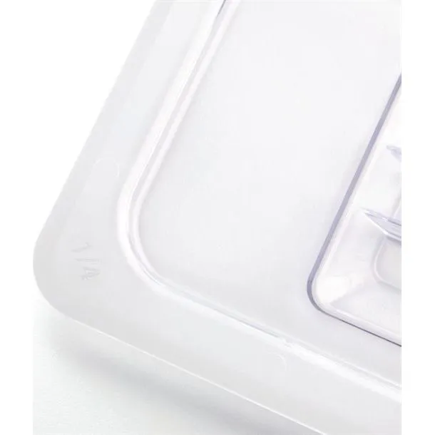 Vogue Clear Polycarbonate Gn Lid - 1/4 view 3