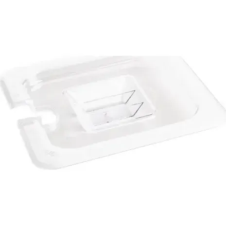 Vogue Clear Polycarbonate Gn Notched Lid - 1/6 view 2