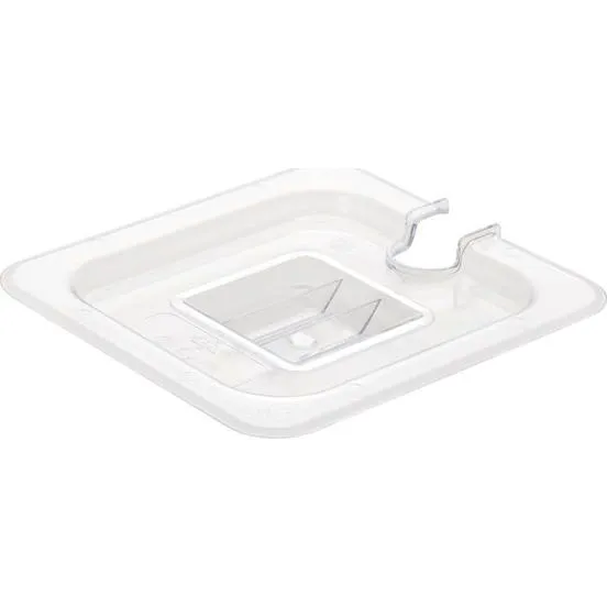 Vogue Clear Polycarbonate Gn Notched Lid - 1/6 view 5