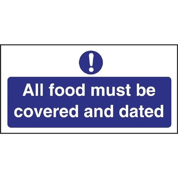 Vogue Food Covered And Dated Sign