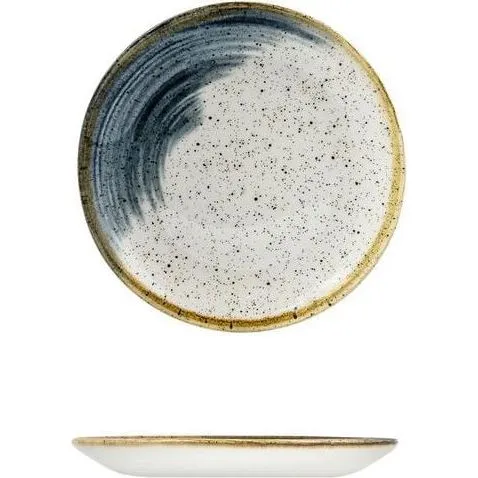 Accents Blueberry Round Coupe Plate