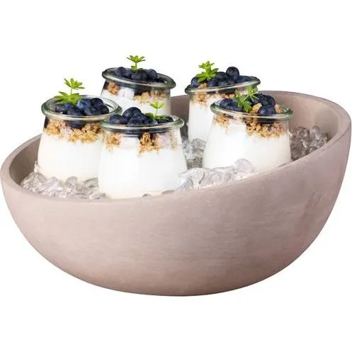 Aps Element Concrete Bowl 260x75x130mm, 1.7lt