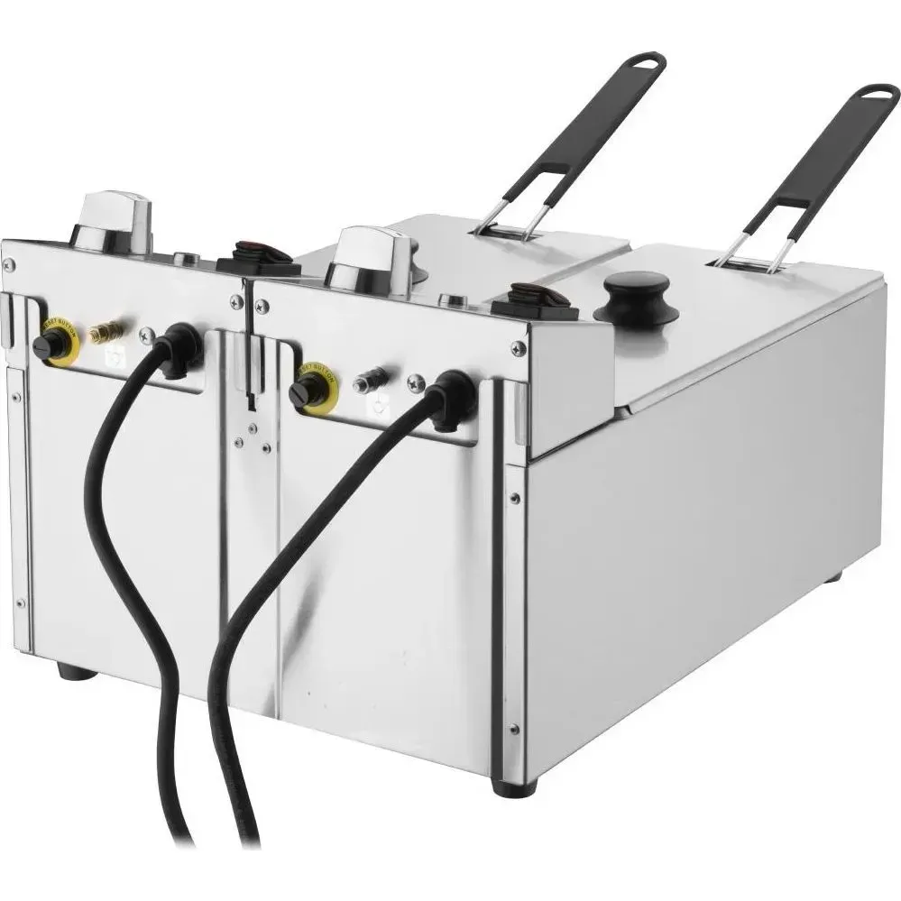 Apuro Double Fryer - 2x3Ltr - 2x2kW