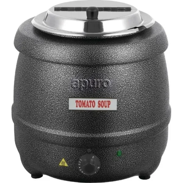 Apuro Graphite Soup Kettle - 10Ltr