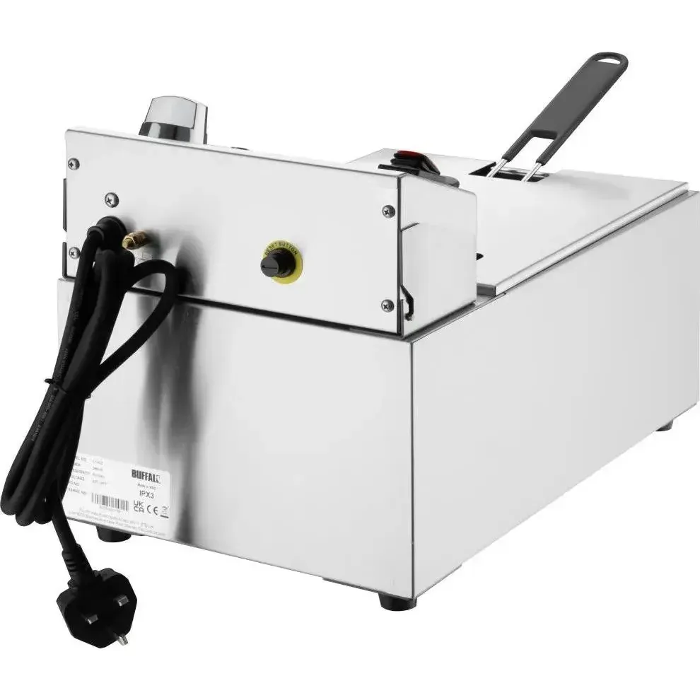 Apuro Single Electric Fryer with Timer - 5Ltr - 2.8kW