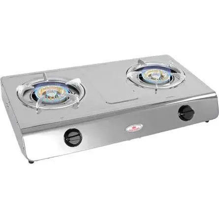 Auscrown Deluxe 2-Burner LPG Wok Cooker
