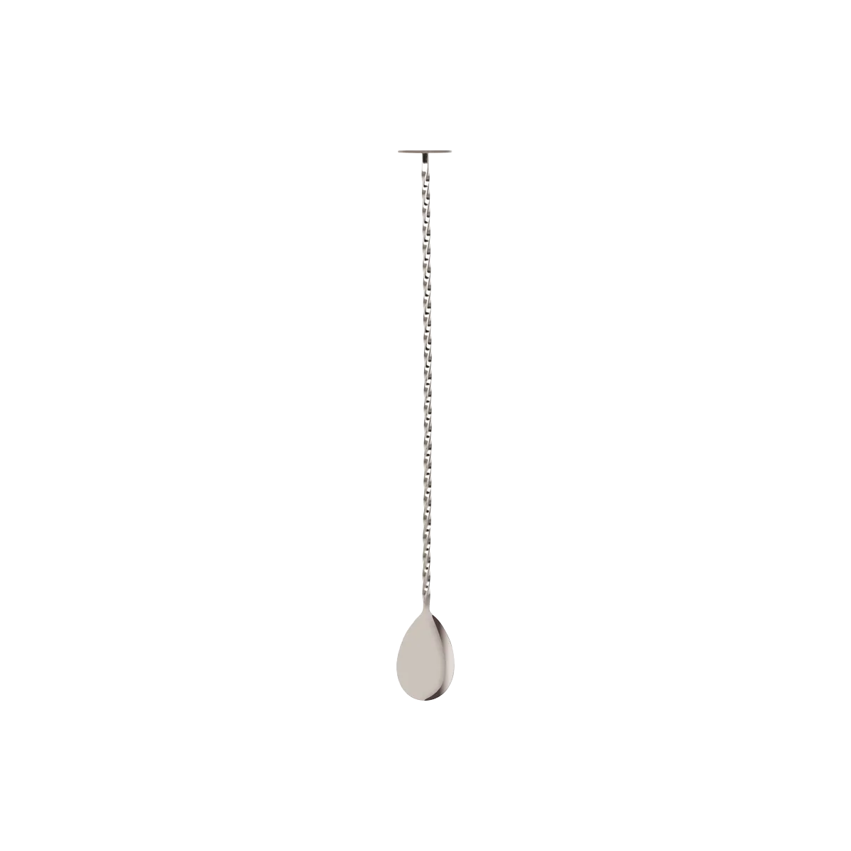 Bar Spoon Tail Disk with Muddler Stainless Steel โ 300mm