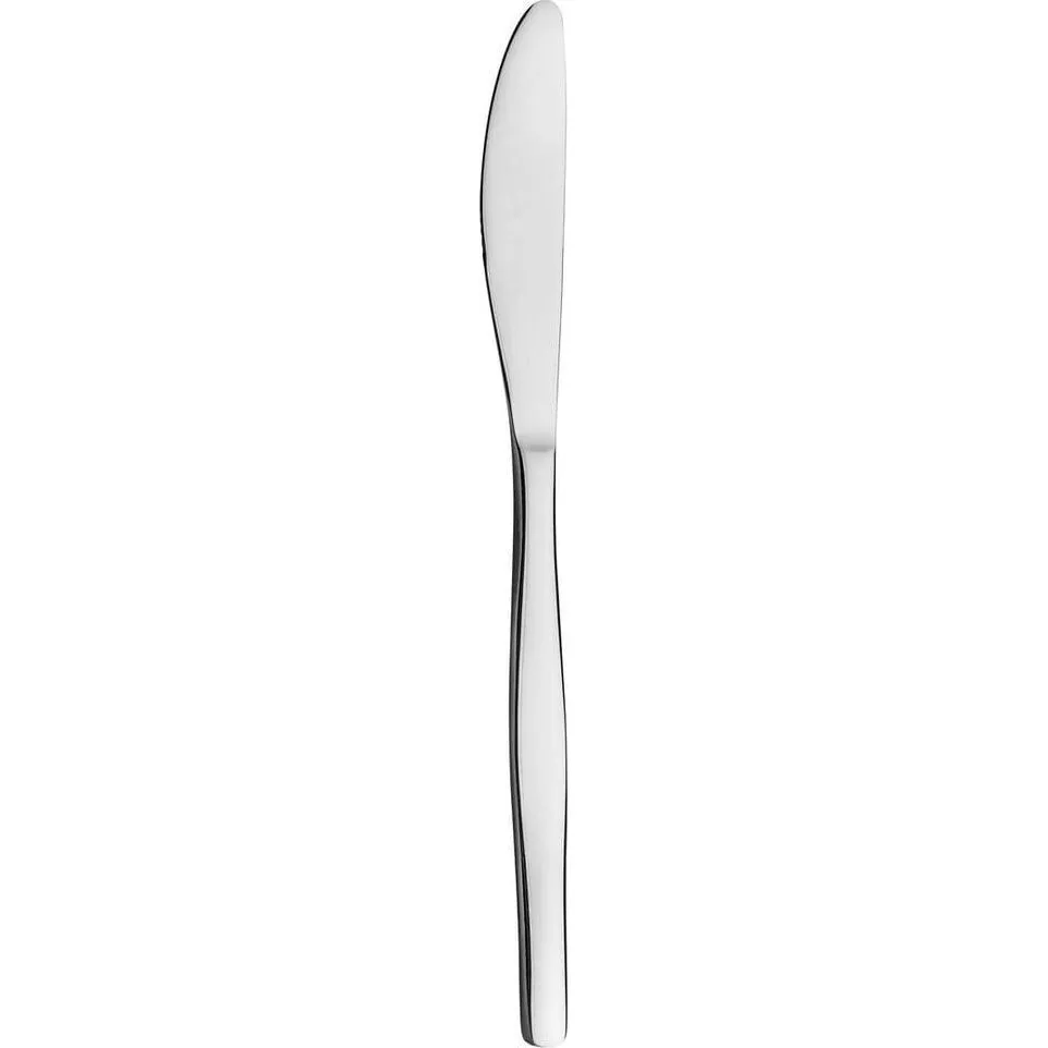 Barcelona Dessert Knife - Solid Handle Stainless Steel 207mm