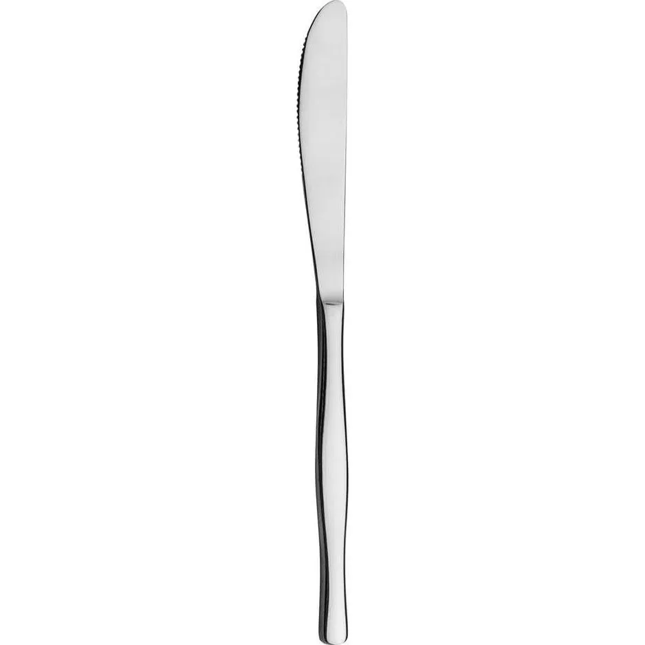 Barcelona Table Knife - Solid Handle Stainless Steel 224mm