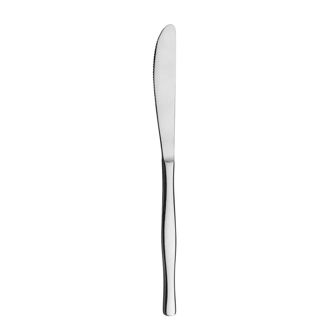 Barcelona Table Knife - Solid Handle Stainless Steel 224mm