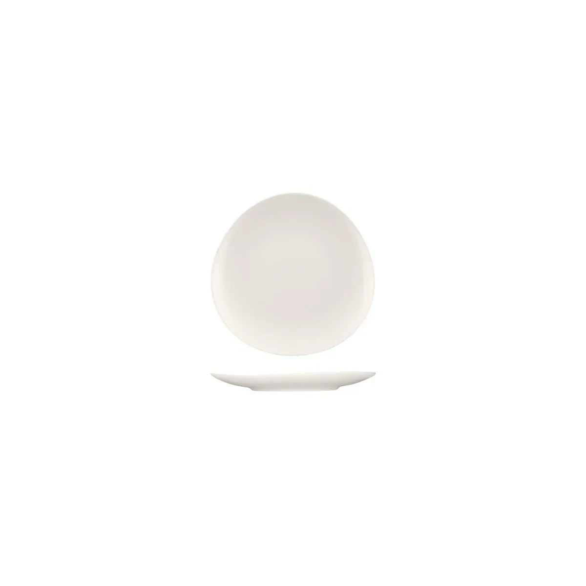 Bauscher Purity Asymmetric Coupe Plate 160mm