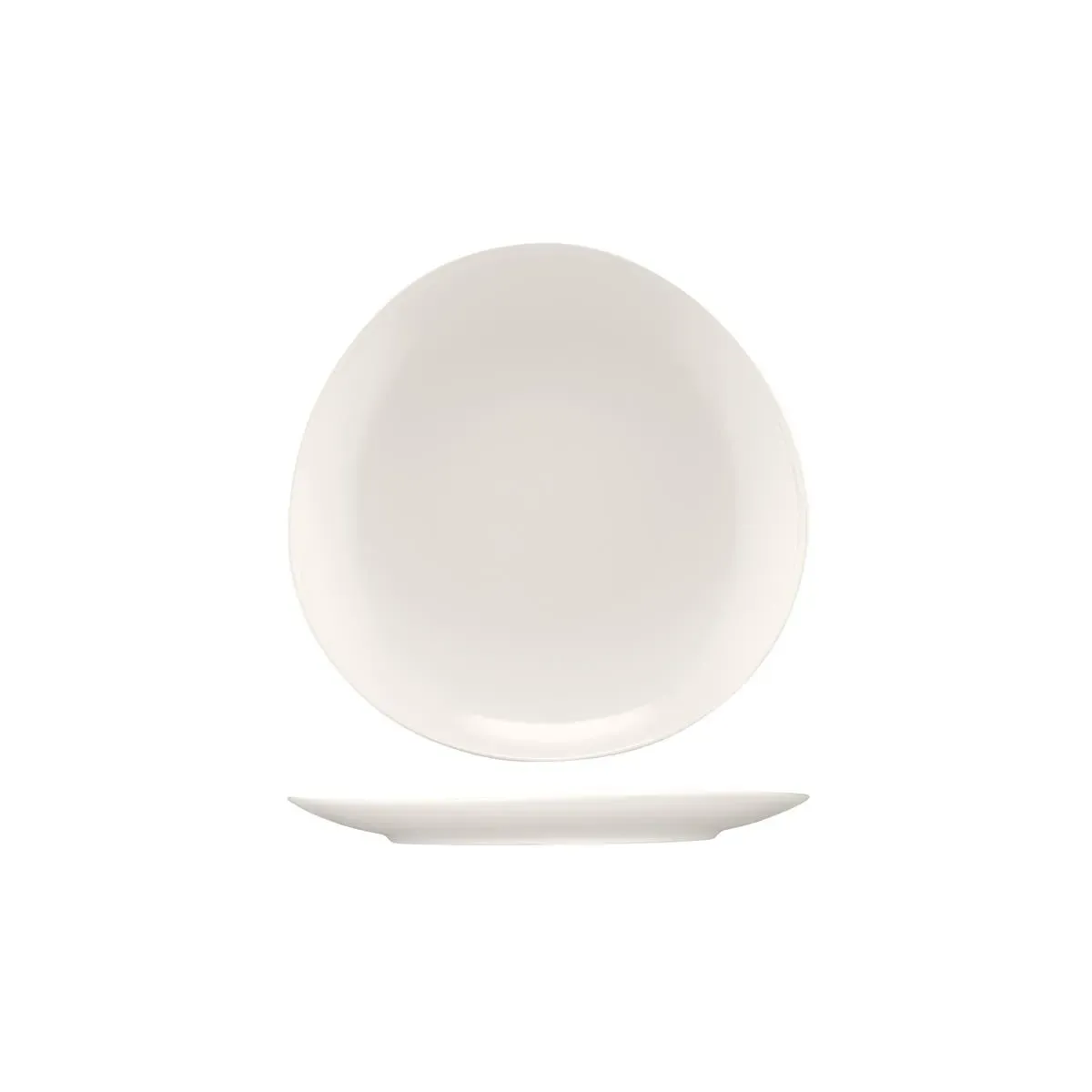 Bauscher Purity Asymmetric Coupe Plate 270mm