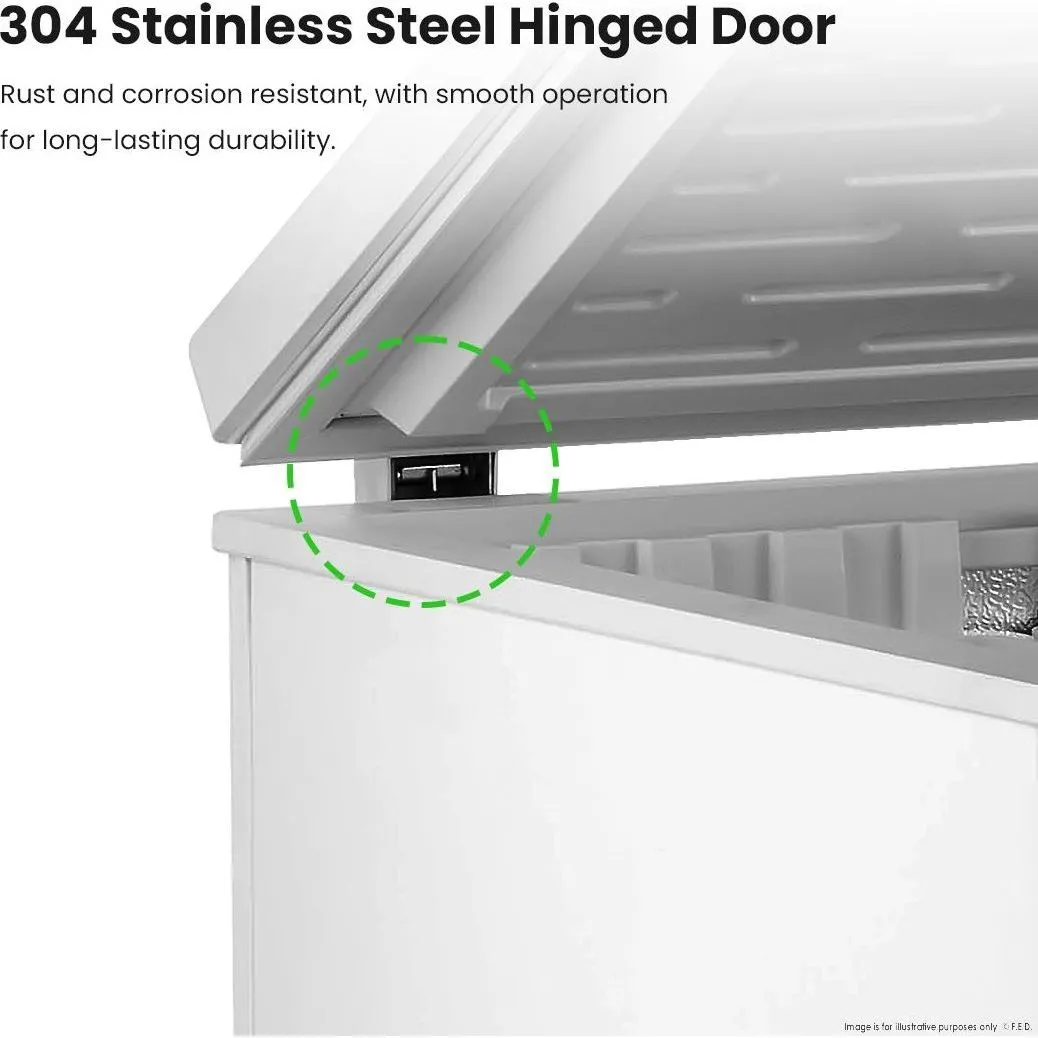 Thermaster 600L Chest Freezer with Stainless Steel Lid - BD600F view 7