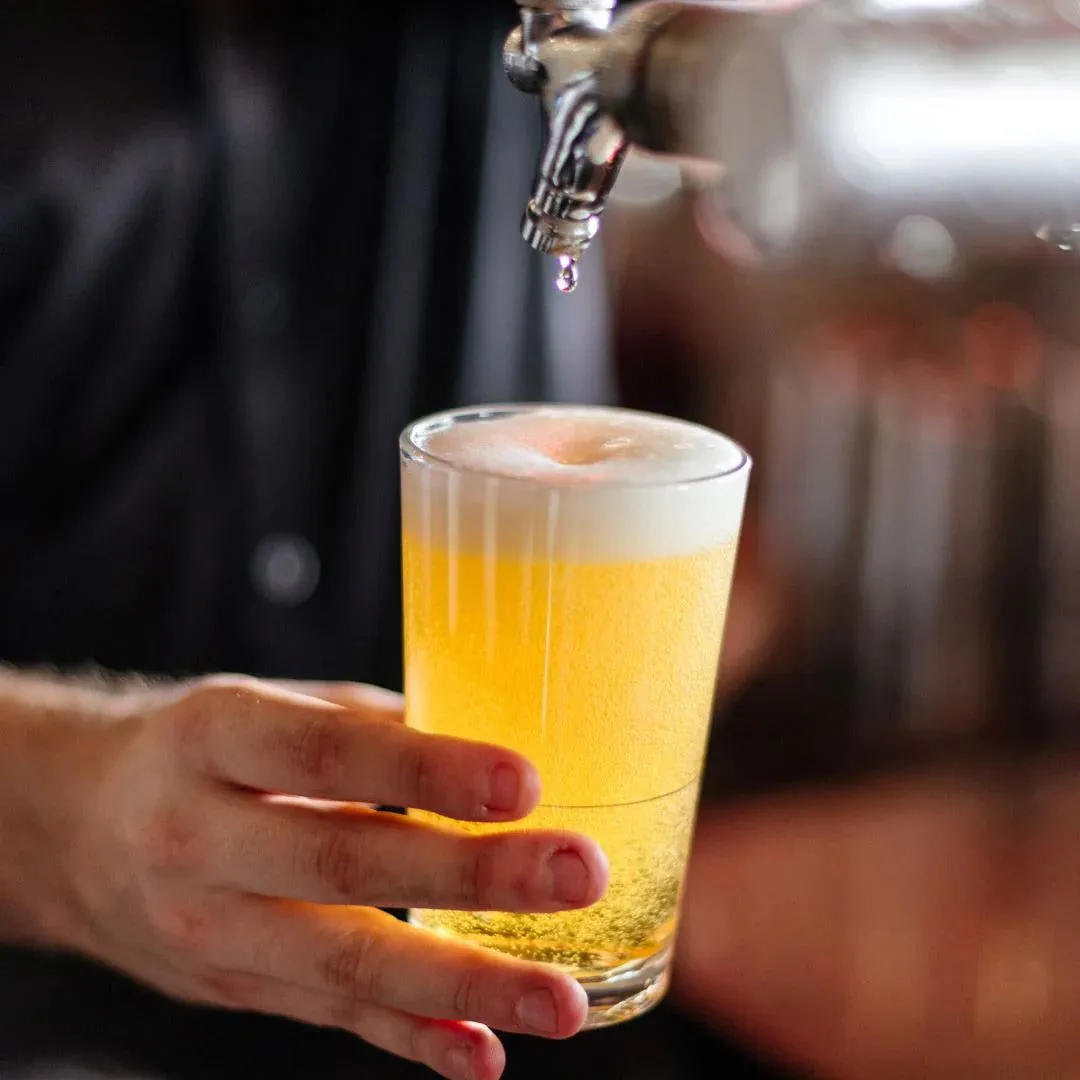 Beer Glass Highball Unbreakable Certified Nucleated — 570ml