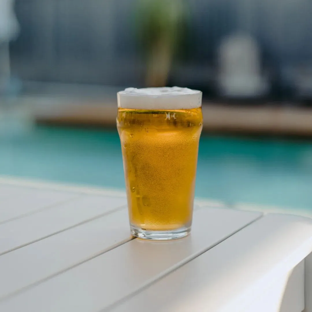 Beer Glass Nonic Unbreakable Polycarbonate Certified — 570ml