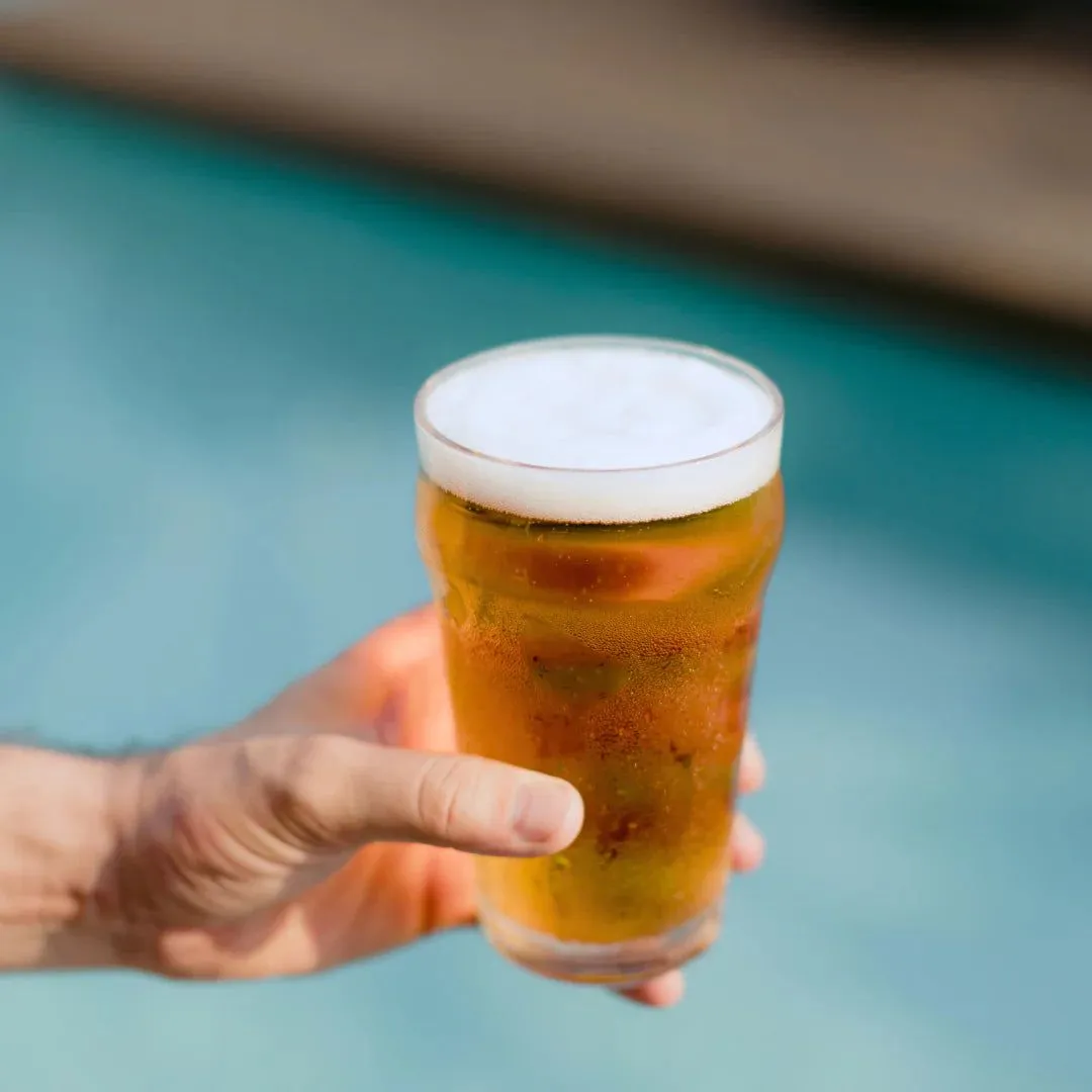 Beer Glass Nonic Unbreakable Polycarbonate Certified — 570ml