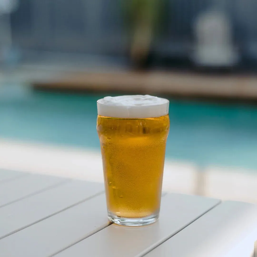 Beer Glass Nonic Unbreakable Polycarbonate Certified — 570ml