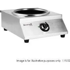 Benchstar Ceramic Induction Wok w/ Stainless Steel Body IW500