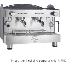 Bezzera 3L Black 2-Group Professional Espresso Machine BZB2016B2DE