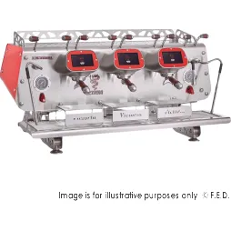 Bezzera VICTORIA Red 3-Group Professional Espresso Machine - BZVICTORIA3R