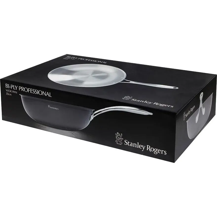 Bi Ply Pro Wok Pan 300mm