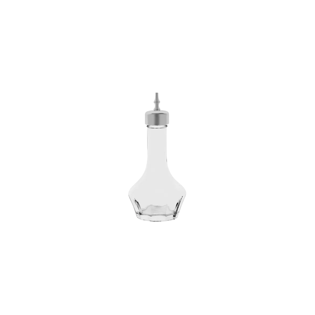 Bitter Bottle 50ml Glass with Chrome Lid