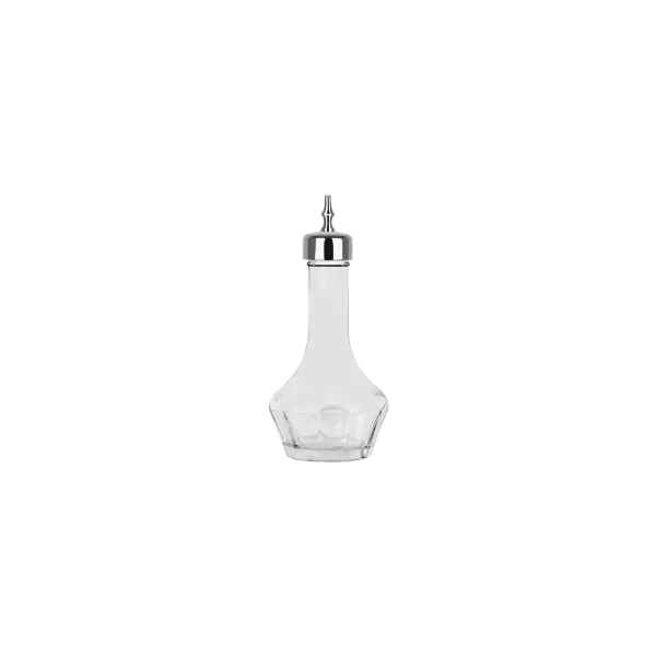 Bitter Bottle 50ml Glass with Gunmetal Lid