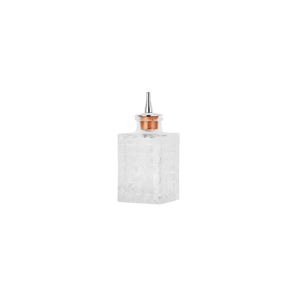 Square Bitter Bottle 90ml Glass