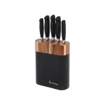Black Oval 6pc Knife Block Set