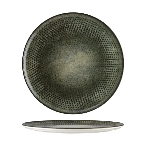 Bonna Lenta Olive Round Flat Platter 320x25mm (lntolgrm32pz)