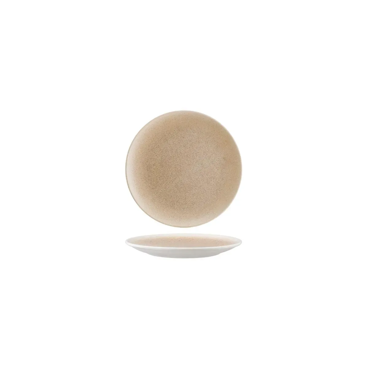 Bonna Luca Salmon Round Coupe Plate 170mm (s-Mt-Lucslgrm17dz