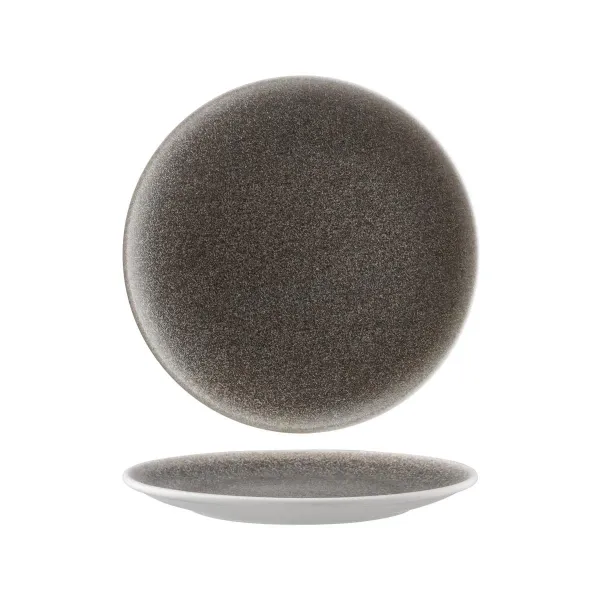 Bonna Luca Wood Round Coupe Plate 270x30mm S-Mt-Lucwdgrm27dz