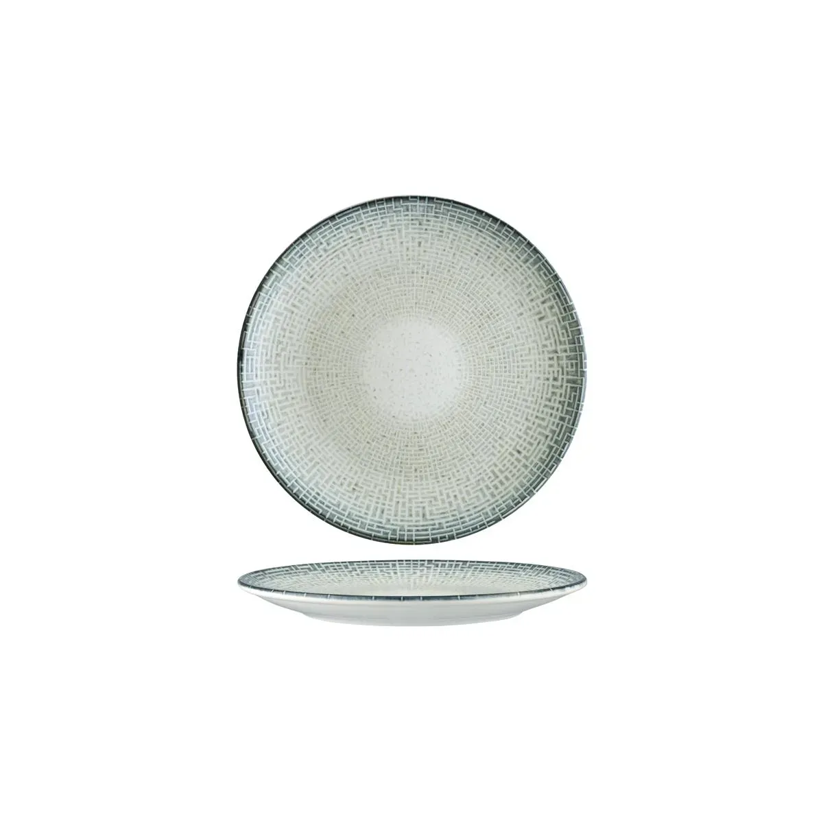 Bonna Maze Round Coupe Plate 210x20mm (mzegrm21dz)