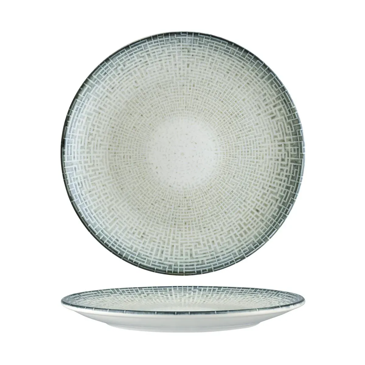 Bonna Maze Round Coupe Plate 270x30mm (mzegrm27dz)