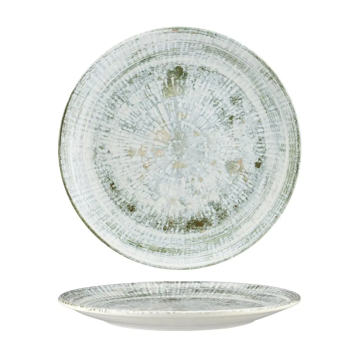 Bonna Odette Olive Round Coupe Plate 270x30mm (odtolgrm27dz)