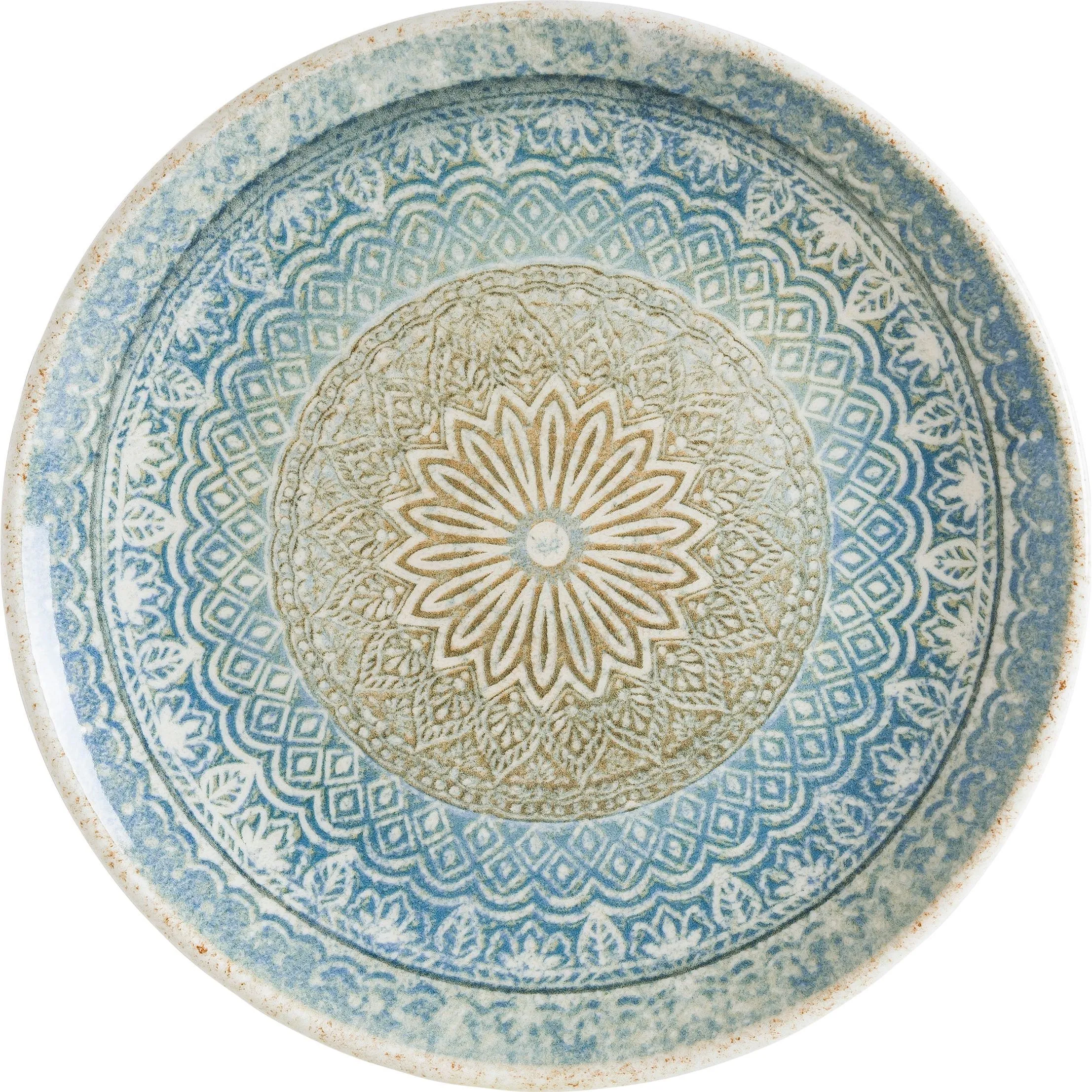Bonna Rivus Ethnic Round Coupe Plate 230mm (rvs-Ethgrm23dz)