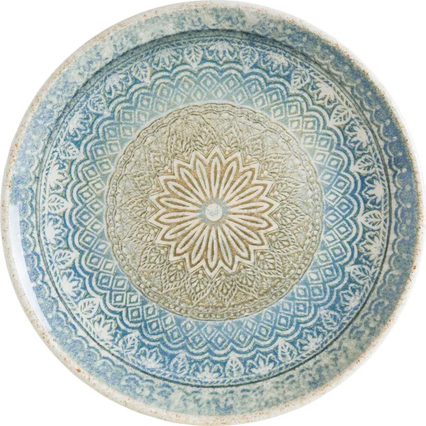 Bonna Rivus Ethnic Round Coupe Plate 230mm (rvs-Ethgrm23dz)