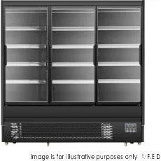 Bonvue 4 Shelves Open Chiller with Tempered Glass Doors - OD-2080P